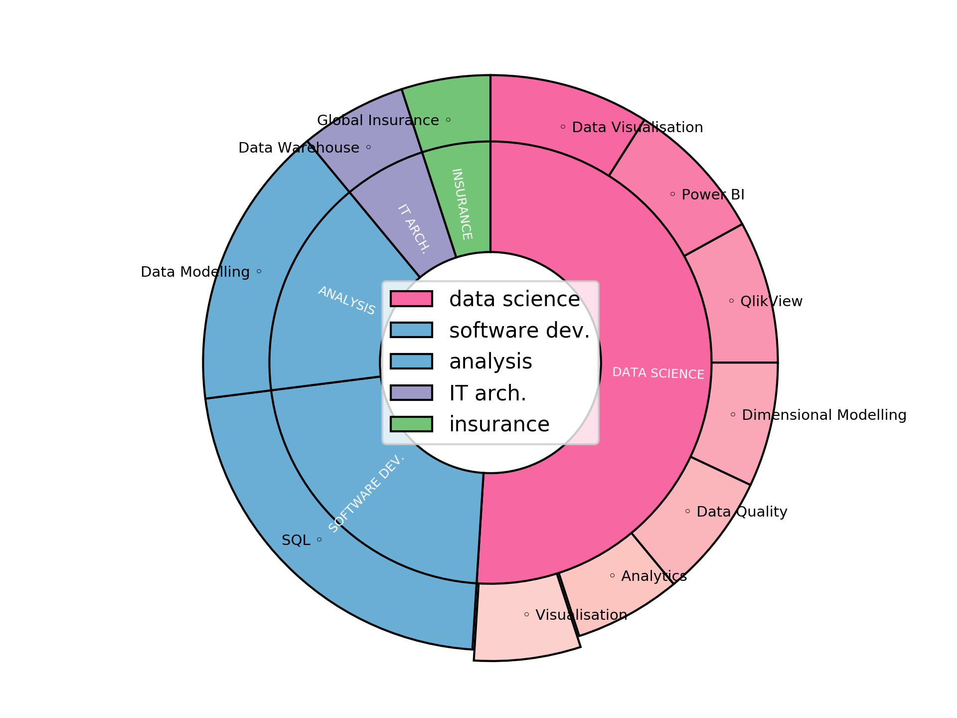 Disaggregated Visualization Graph for Senior Data Modeller