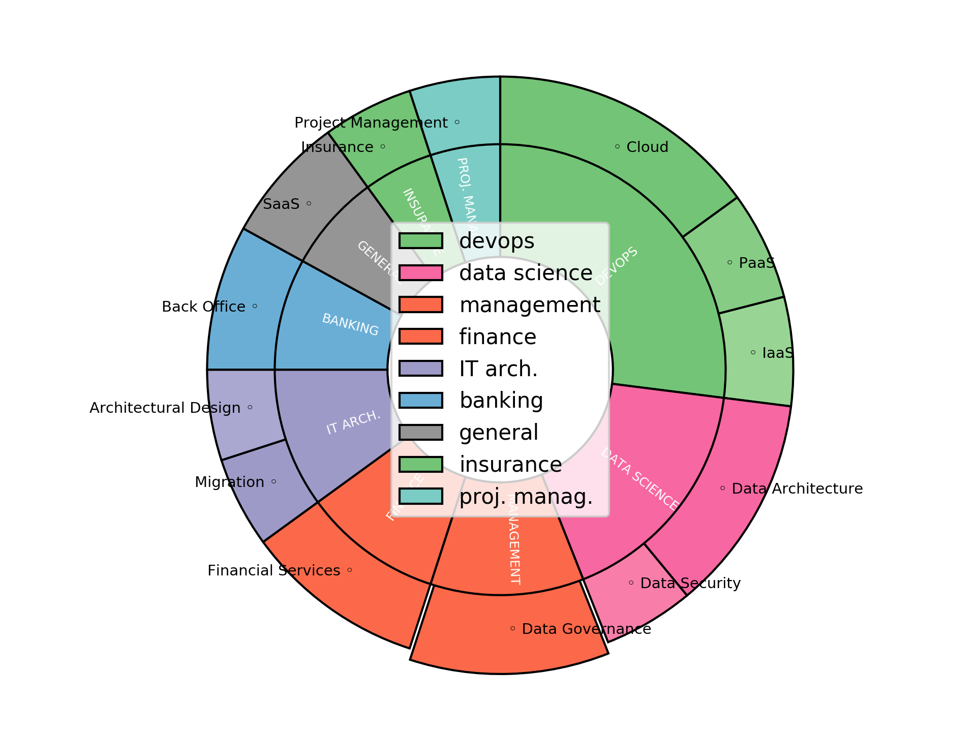 Disaggregated Visualization Graph for Technical Delivery Manager